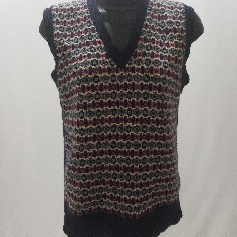 Women's Vintage Patterned Sweater Vest